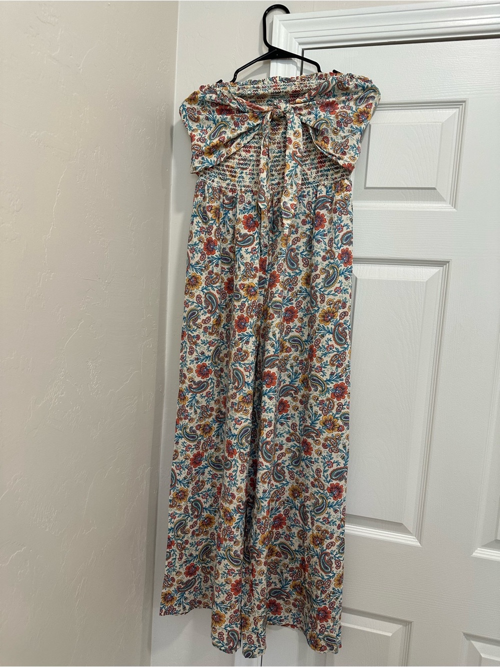 “Patrons of Peace” (brand) - Floral Strapless Maxi Jumpsuit - Multicolor